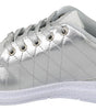 Philipp Plein Gisella Silver Polyester Sneakers Shoes