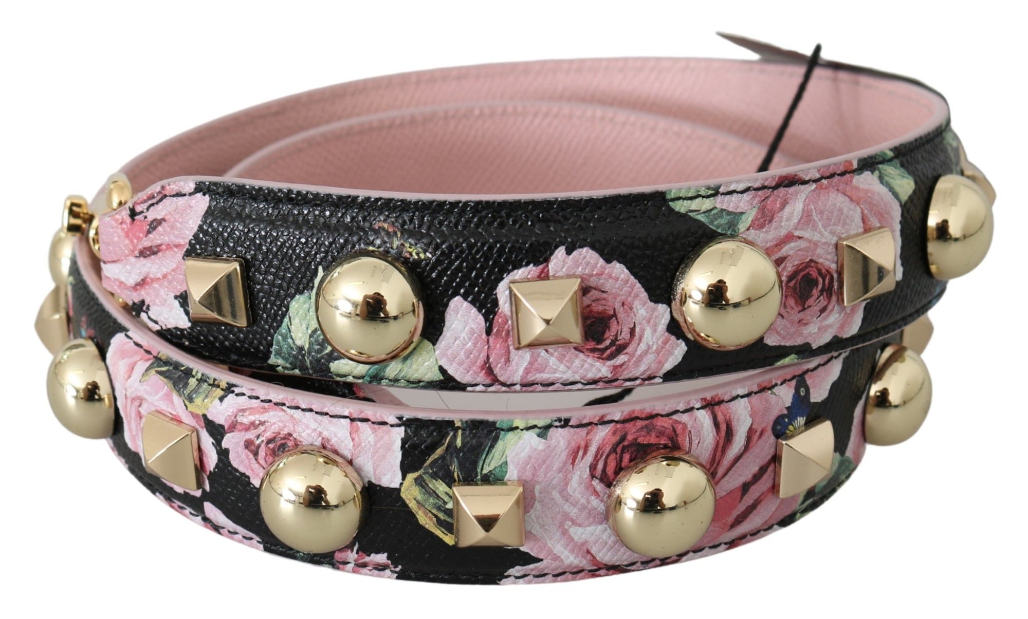 Bandoulière élégante en cuir à fleurs Dolce &amp; Gabbana
