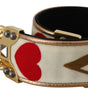 Bandoulière à imprimé AMORE Chic Gold de Dolce &amp; Gabbana