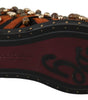 Dolce &amp; Gabbana Tiger Pattern Crystal Embellished Flats