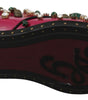Ballerines plates vernies en cristal rose fuchsia Dolce &amp; Gabbana