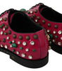 Ballerines plates vernies en cristal rose fuchsia Dolce &amp; Gabbana