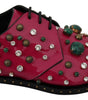 Ballerines plates vernies en cristal rose fuchsia Dolce &amp; Gabbana