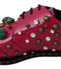 Ballerines plates vernies en cristal rose fuchsia Dolce &amp; Gabbana
