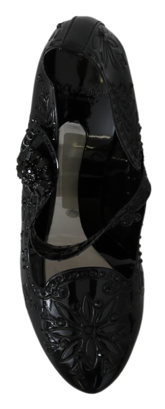 Escarpins Cendrillon élégants ornés de cristaux Dolce &amp; Gabbana