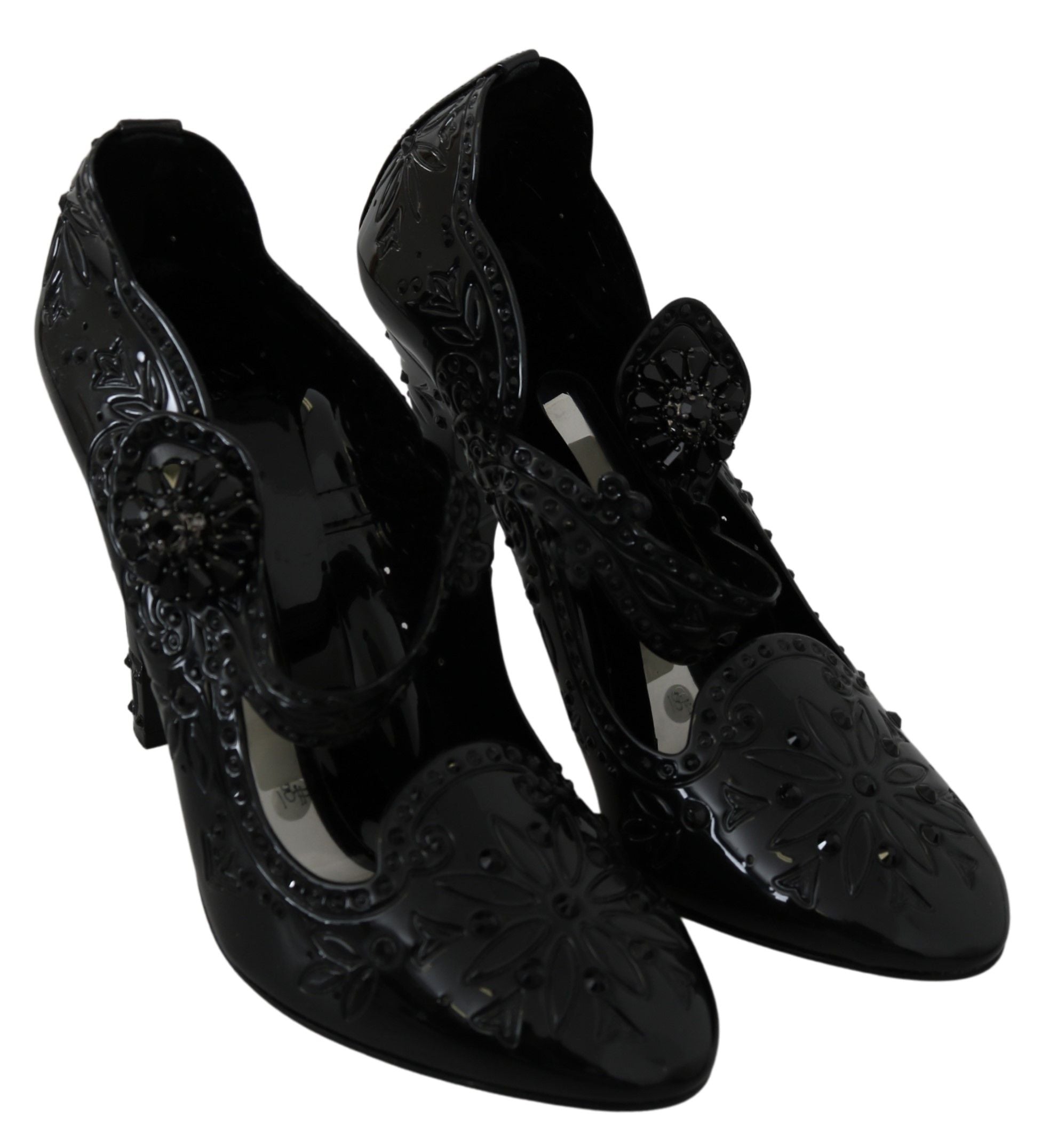 Escarpins Cendrillon élégants ornés de cristaux Dolce &amp; Gabbana