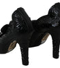 Escarpins Cendrillon élégants ornés de cristaux Dolce &amp; Gabbana