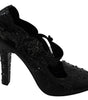 Escarpins Cendrillon élégants ornés de cristaux Dolce &amp; Gabbana