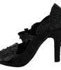 Escarpins Cendrillon élégants ornés de cristaux Dolce &amp; Gabbana