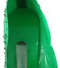 Escarpins Cendrillon en cristal Dolce &amp; Gabbana, en vert luxuriant