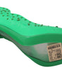 Escarpins Cendrillon en cristal Dolce &amp; Gabbana, en vert luxuriant
