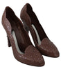Dolce & Gabbana Elegant Crystal-Embellished Cinderella Pumps