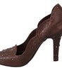 Dolce & Gabbana Elegant Crystal-Embellished Cinderella Pumps