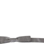 Dolce &amp; Gabbana Elegant Silk Gray Polka Dot Bow Tie