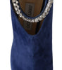Jimmy Choo Pop Blue Crystal-Strap Heeled Boots