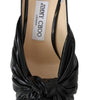 Jimmy Choo Elegant Black Leather Pointed Toe Pumps