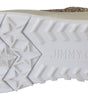 Jimmy Choo Antique Gold Glitter Leather Sneakers