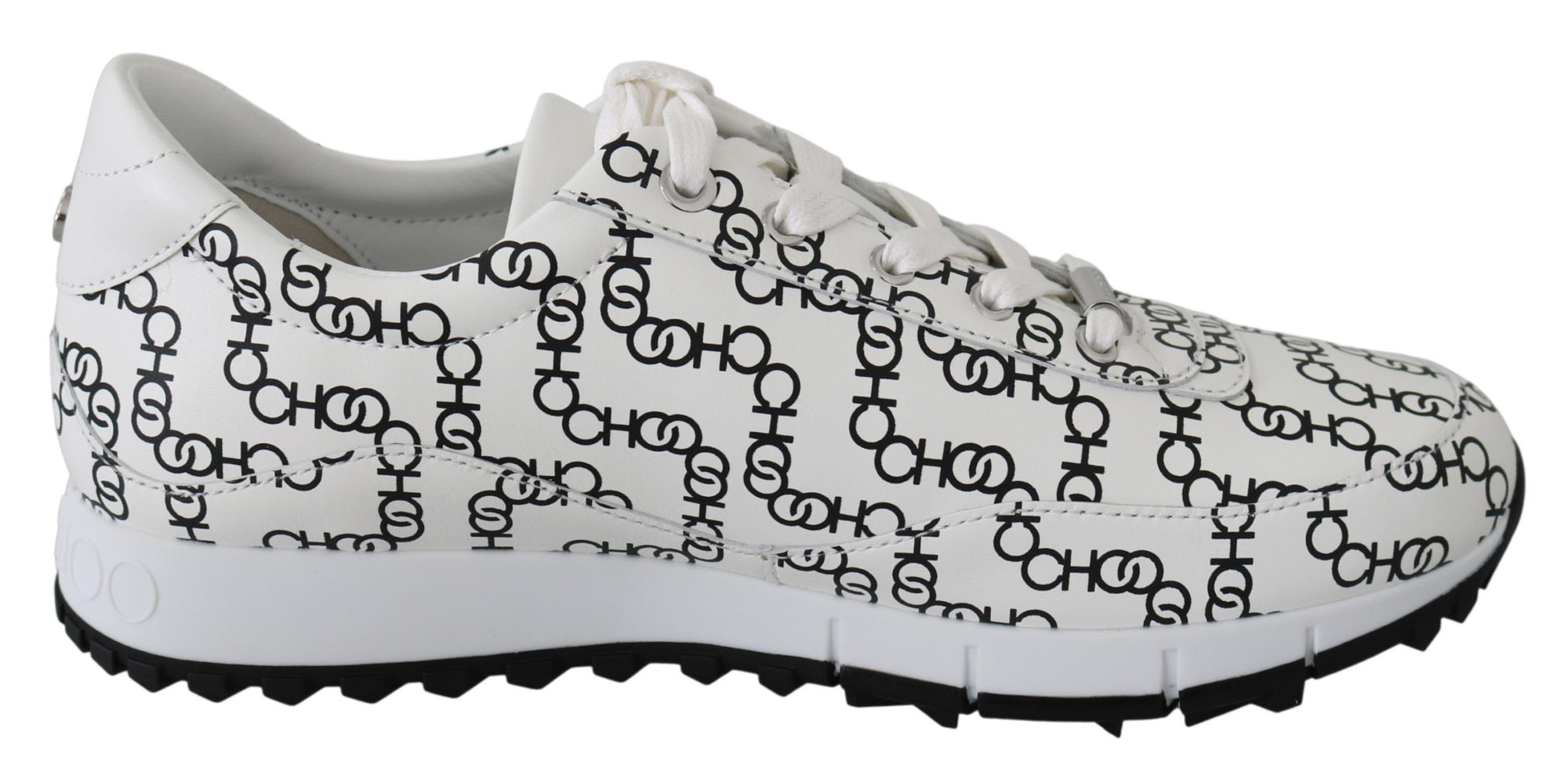 Baskets élégantes en cuir monochrome Jimmy Choo