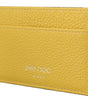 Porte-cartes en cuir jaune soleil Jimmy Choo