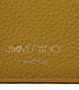 Porte-cartes en cuir jaune soleil Jimmy Choo