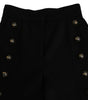 Dolce &amp; Gabbana Elegant High Waist Wide Leg Virgin Wool Trousers