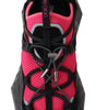 Jimmy Choo Electric Elegance Leather Mesh Sneakers
