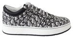 Baskets scintillantes Jimmy Choo - Argent et noir