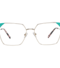 Emilio Pucci Radiant Gold Full-Rim Women's Sunglasses