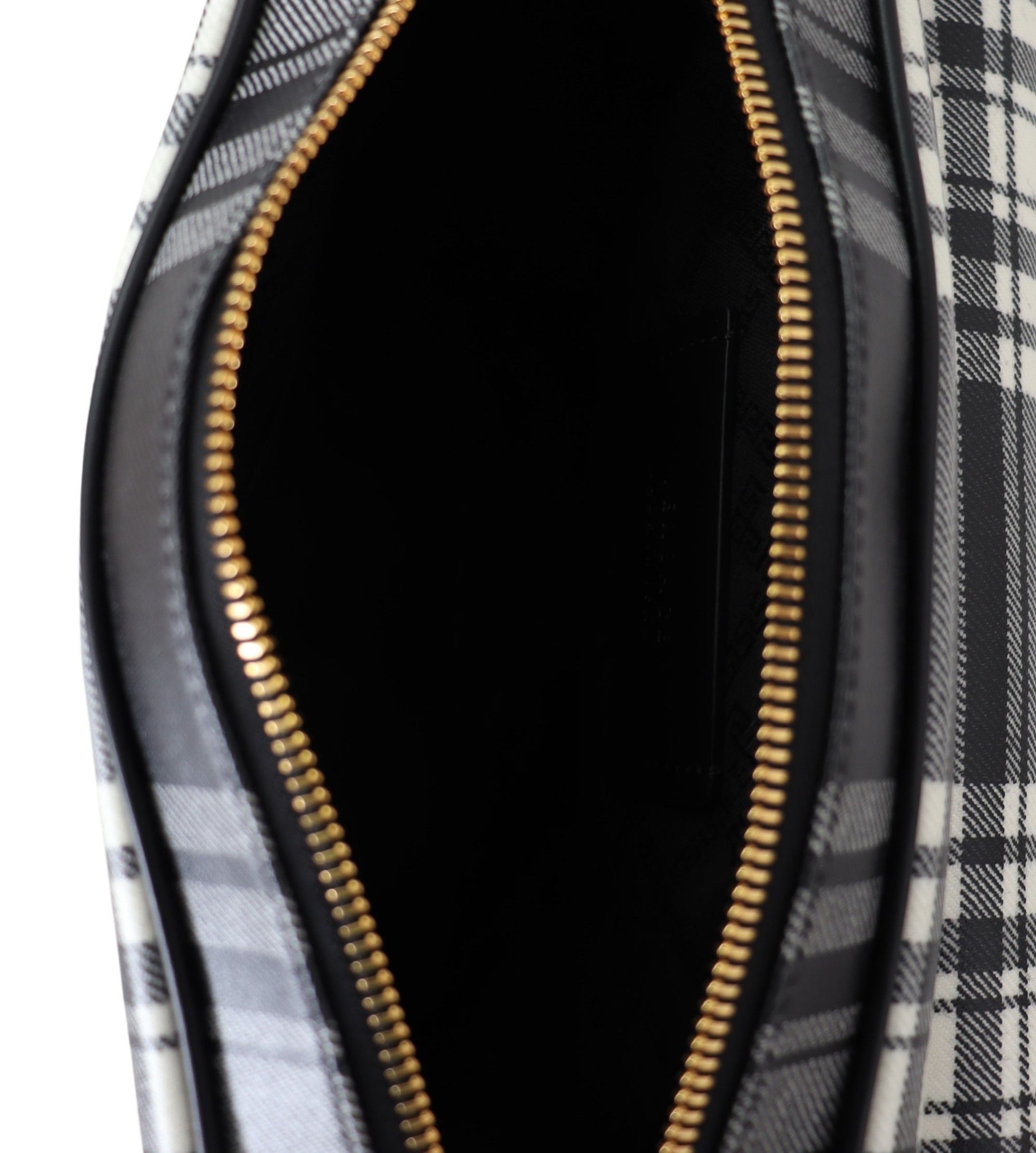 Sac bandoulière élégant en cuir gris Versace