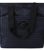 Versace Elegant Blue Nylon Tote Bag