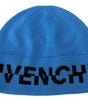 Bonnet en laine chic Givenchy avec logo noir signature