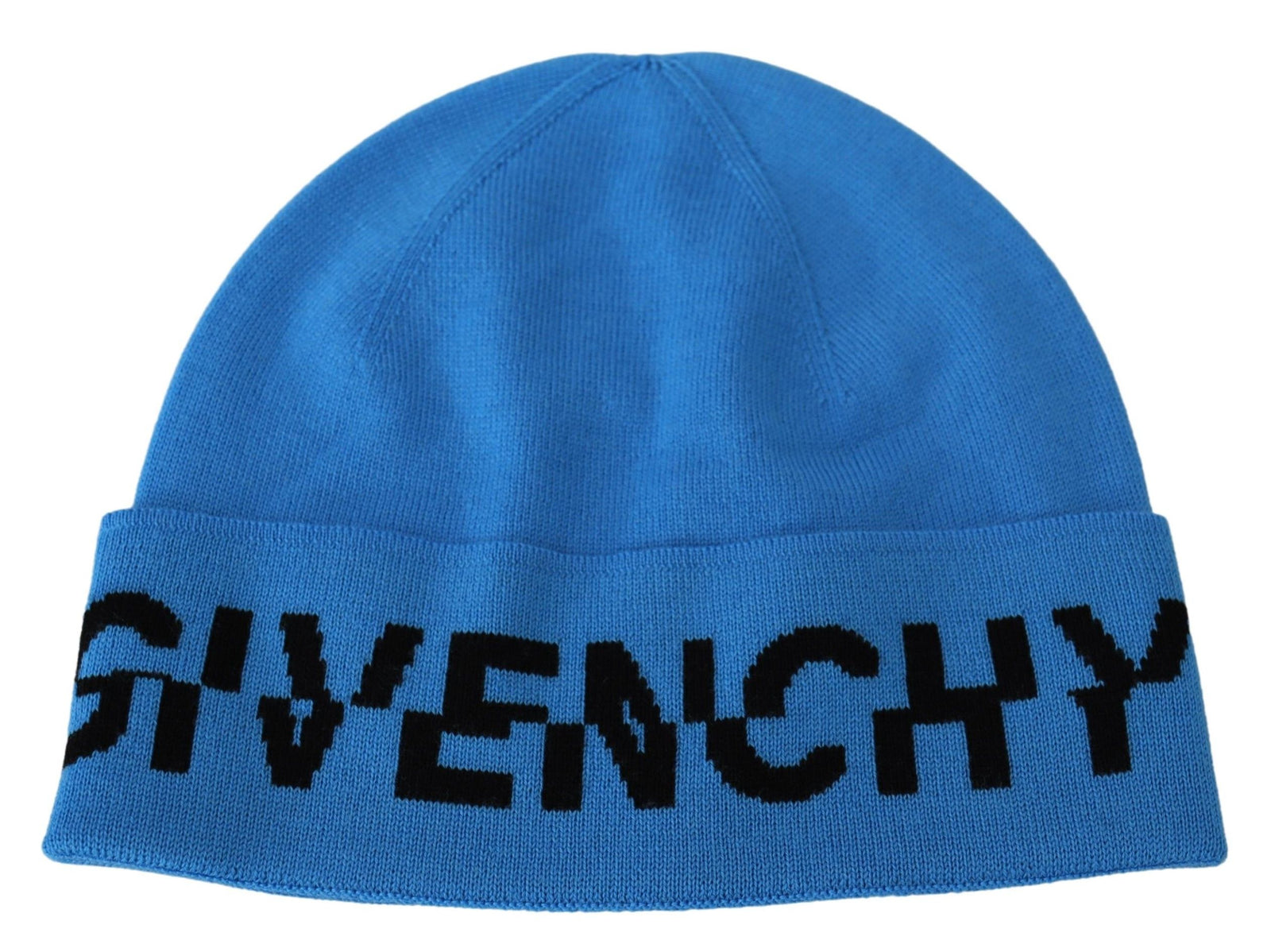 Bonnet en laine chic Givenchy avec logo noir signature