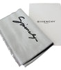 Écharpe élégante en laine et soie mélangées monochromes Givenchy