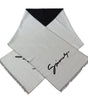 Écharpe élégante en laine et soie mélangées monochromes Givenchy