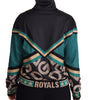 Dolce & Gabbana Multicolor DG Logo Mania Track Bomber Jacket