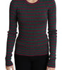 Dolce & Gabbana Multicolor Stripes Crew Neck Pullover Sweater