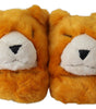 Chaussons Lion jaune soleil Dolce &amp; Gabbana