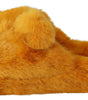 Chaussons Lion jaune soleil Dolce &amp; Gabbana