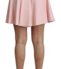 Dolce &amp; Gabbana Elegant Pink Flare A-line Mini Skirt