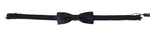 Dolce &amp; Gabbana Stunning Gray Patterned Silk Bow Tie