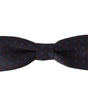 Dolce &amp; Gabbana Stunning Gray Patterned Silk Bow Tie