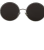 Dolce & Gabbana Silver Plated Round Gray Le nses Women Sunglasses
