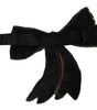 Dolce & Gabbana Elegant Silk Rhinestone Bow Tie