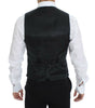 Dolce & Gabbana Gray Wool Stretch Dress Blazer Vest