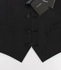Dolce & Gabbana Gray Wool Stretch Dress Blazer Vest