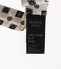 Dolce &amp; Gabbana Elegant Baroque Silk Tie &amp; Leather Belt Set