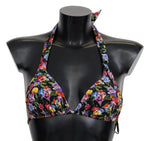 Haut de bikini imprimé floral chic Dolce & Gabbana