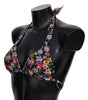Haut de bikini imprimé floral chic Dolce & Gabbana