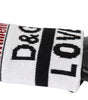 Dolce & Gabbana Multicolor Wool Knit D&G Love Wristband Wrap