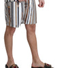 Short de bain élégant blanc multicolore Dolce &amp; Gabbana